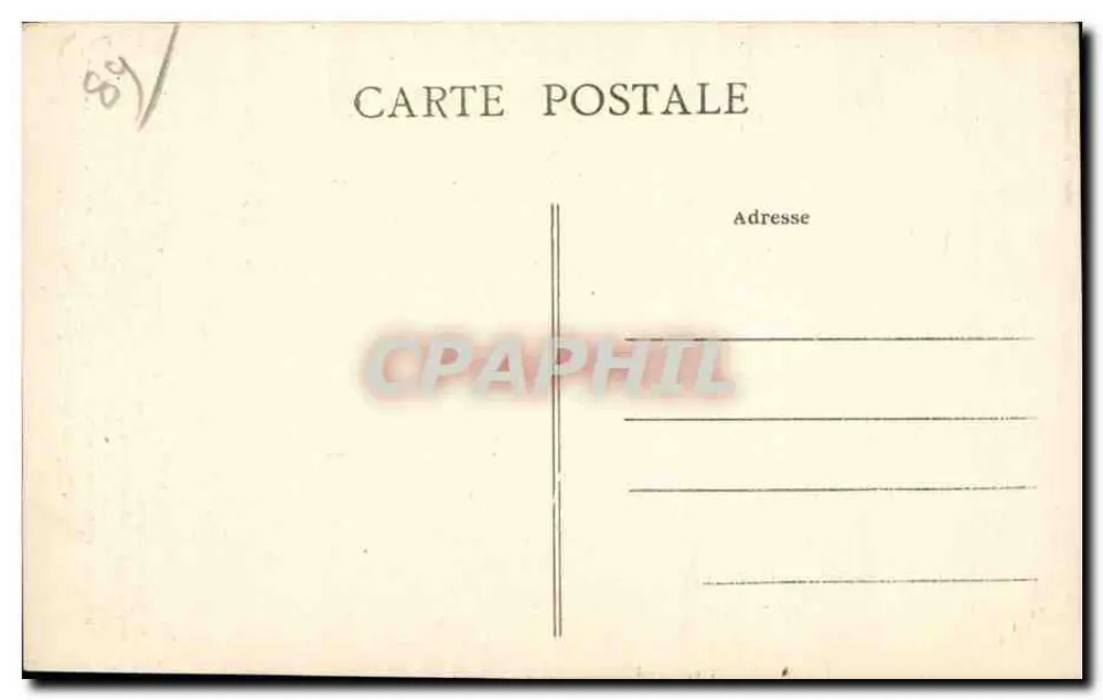 Sens (Yonne) — A Casa do Piliier — Coleção D., Sens - Verso