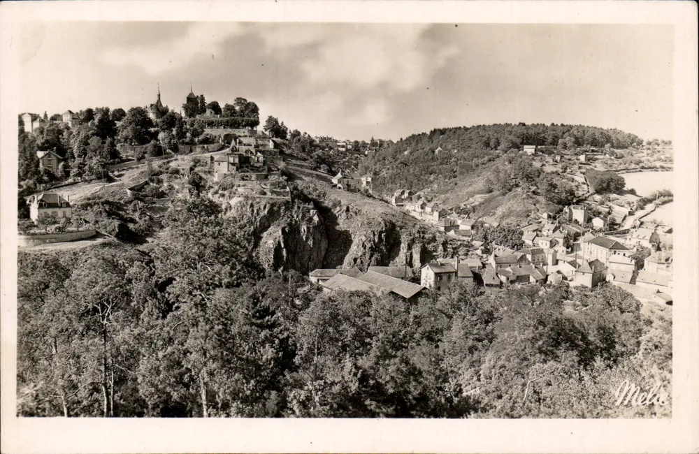 Méla — Vista panorâmica do vilarejo em declive — editor Méla, n° 59 - Frente