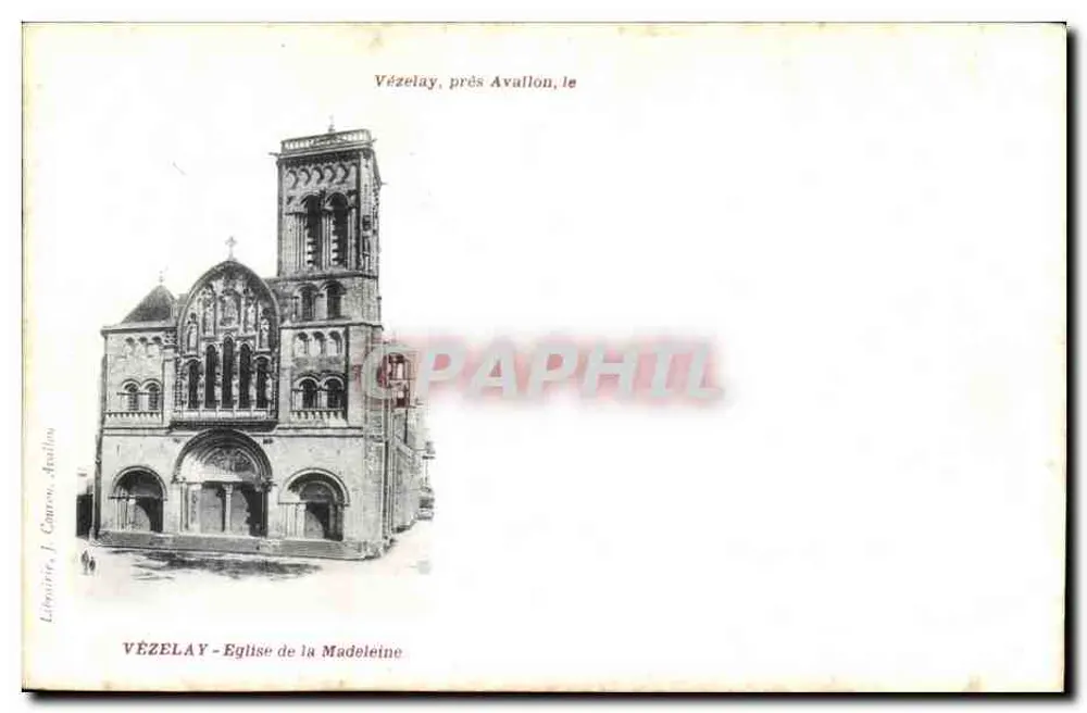 Vézelay - Kirche der Madeleine — Librairie J. Catoire, Avallon - Vorderseite