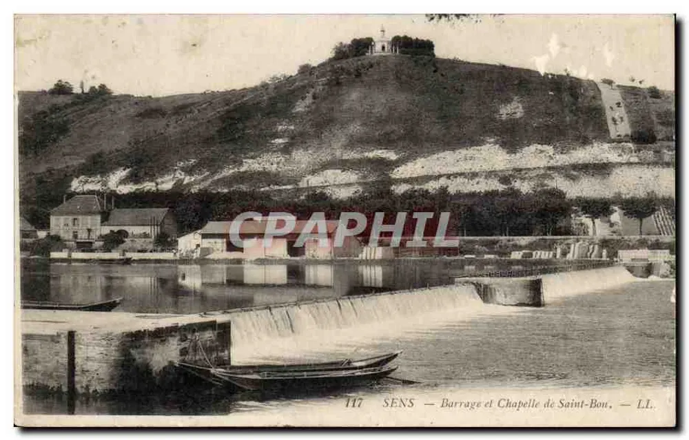 Sens — Barragem e Capela de Saint-Bon — LL. — n°117 - Frente