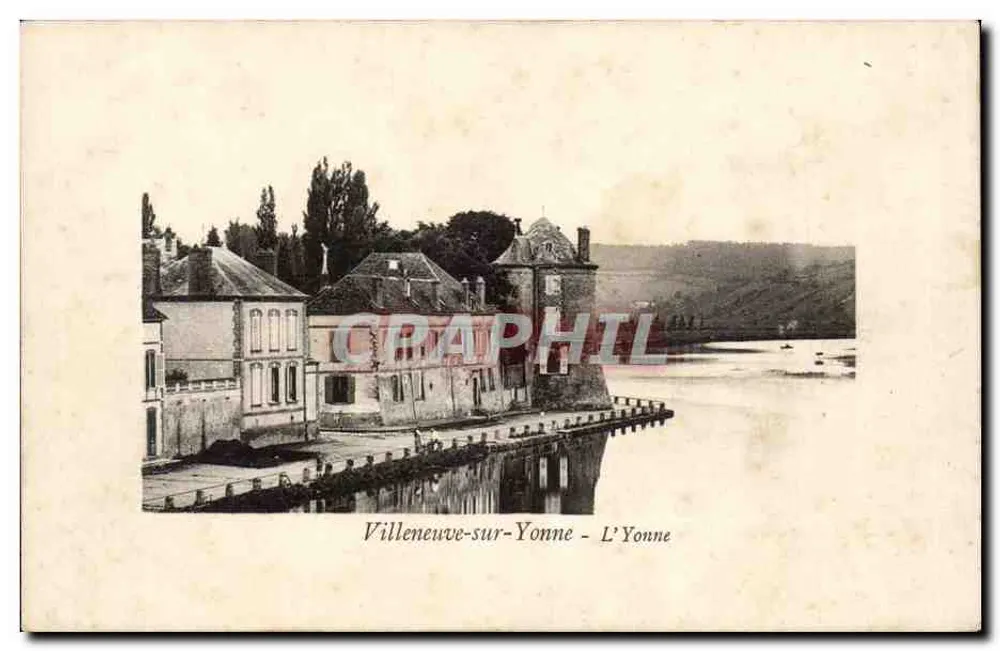 Villeneuve-sur-Yonne — L’Yonne — editore sconosciuto - Recto