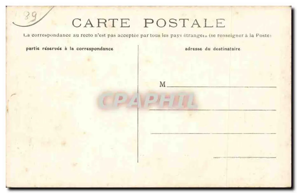 Villeneuve-sur-Yonne — L’Yonne — editore sconosciuto - Verso
