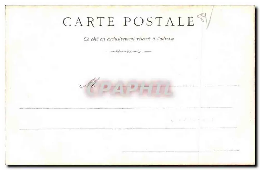 Vézelay, perto de Avallon, o — Panorama de Vézelay — Livraria J. Couron, Avallon - Verso