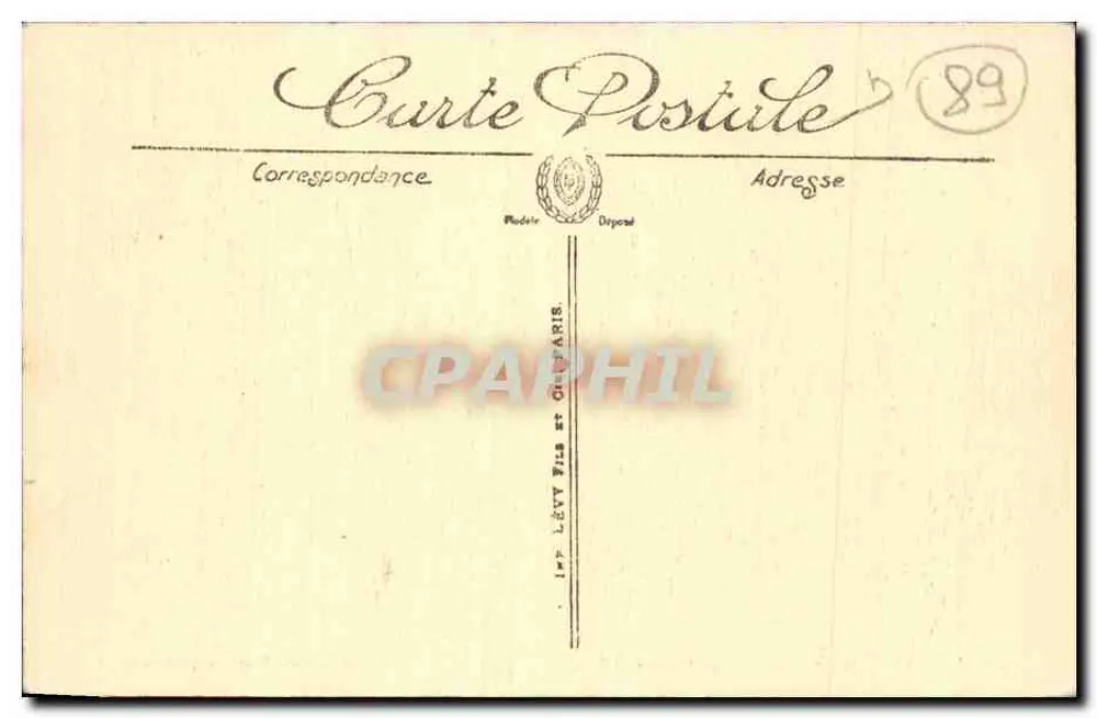 Pierre-Perthuis — I Ponti e la Chiesa — Edizione di Lusso Tridon-Galliot, Auxerre - Verso