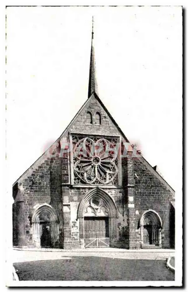 Saint-Fargeau (Yonne) — Kirche und Rosefenster (13. Jahrhundert) — Machavoline, Saint-Fargeau - Vorderseite