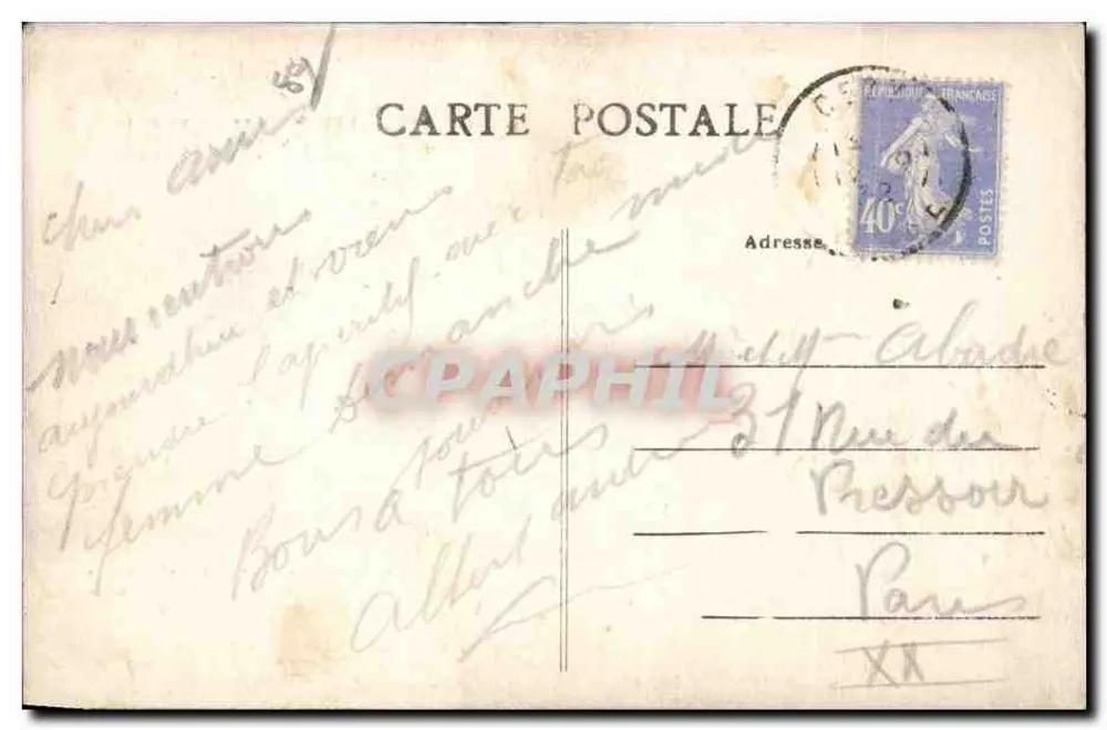 Erinnerung an die Yonne — Auxerre, Sens, Tonnerre, Joigny, Avallon — Verlag J. D. EPPS - Rückseite