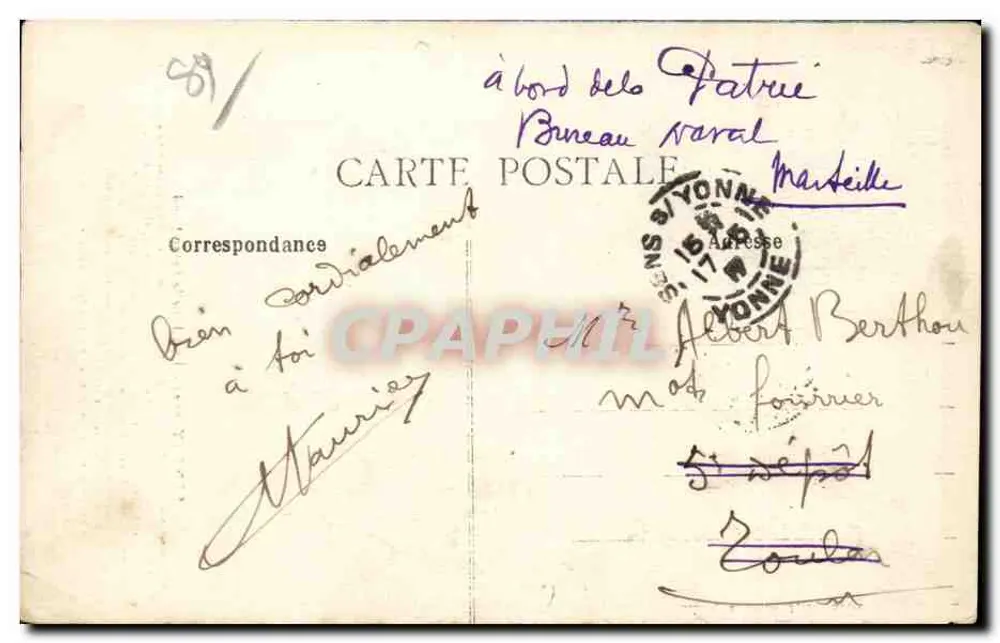 SENS (Yonne) - De Kapel Saint-Bond — J.D. Sens, Collectie J.D. - Achterkant