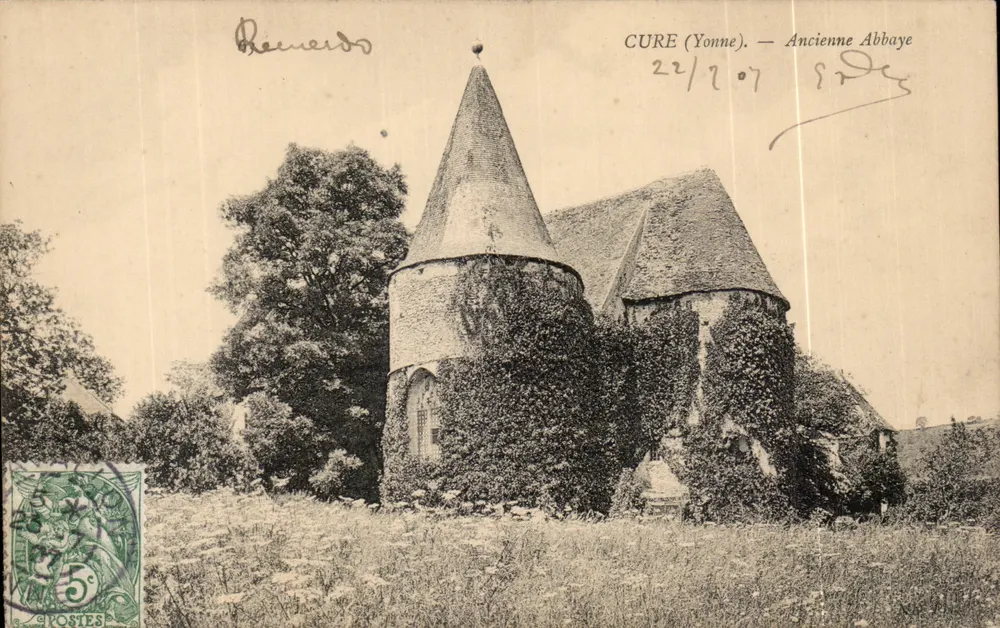Cure (Yonne) — Antiga Abadia — editor S.D.G. - Frente