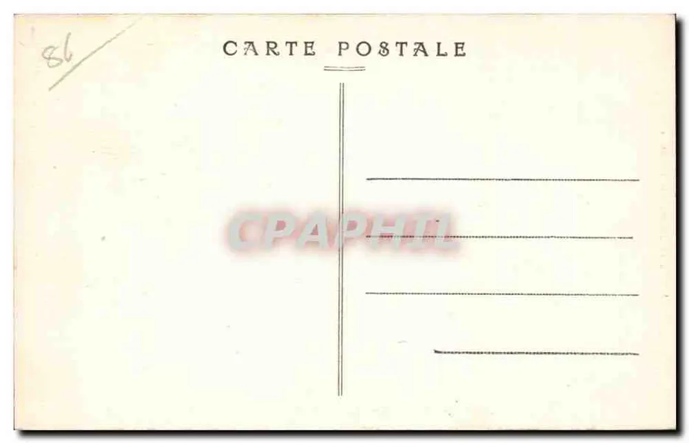 POITIERS (Vienne) — Der Rocher de Coligny von den Dunes aus — J. Robuchon, phot., Poitiers - 12234 - Rückseite
