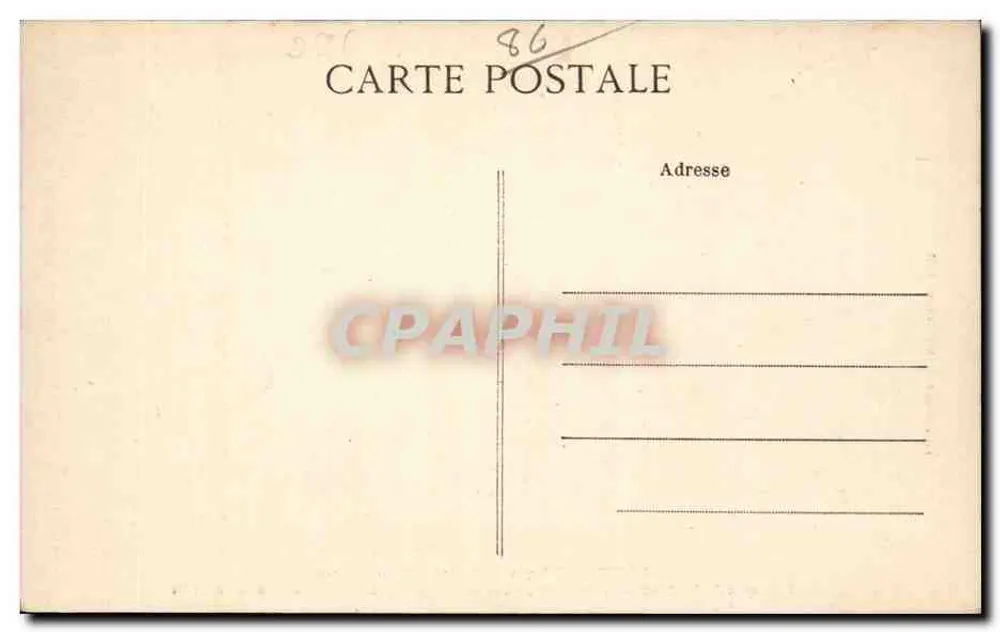 POITIERS (Vienne) — Das Hypogäum der Dünen — Sein äußeres Erscheinungsbild im 8. Jahrhundert, gemäß den Studien des P. Camille de la Croix - Rückseite