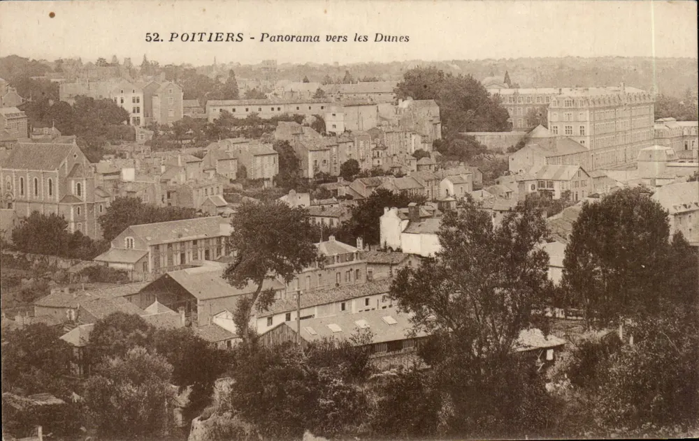 Poitiers - Panorama para as Dunas — editor Arecole, Nantes - Frente