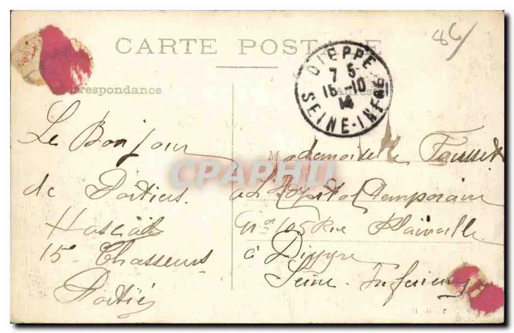 Poitiers — Vista geral — Édouard P. R. F. - Verso