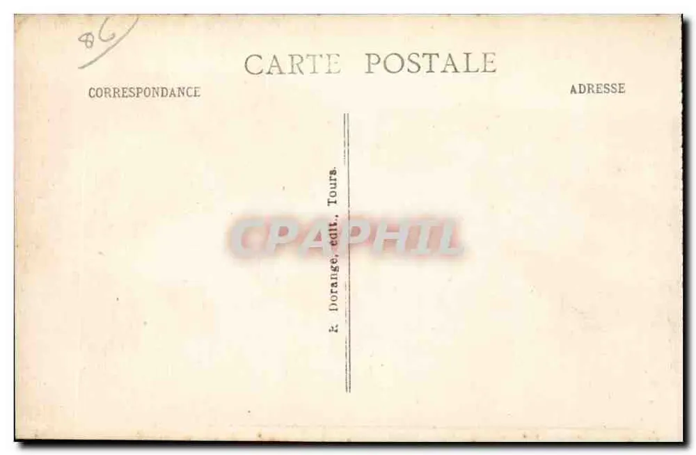 La Roche-Posay (Vienne) — Der Bergfried — R. D. n°12 - Rückseite