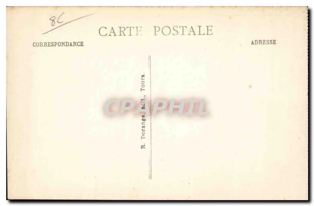 La Roche-Posay (Vienne) - Die Creuse aus der Sicht der Brücke - R. D. - Rückseite