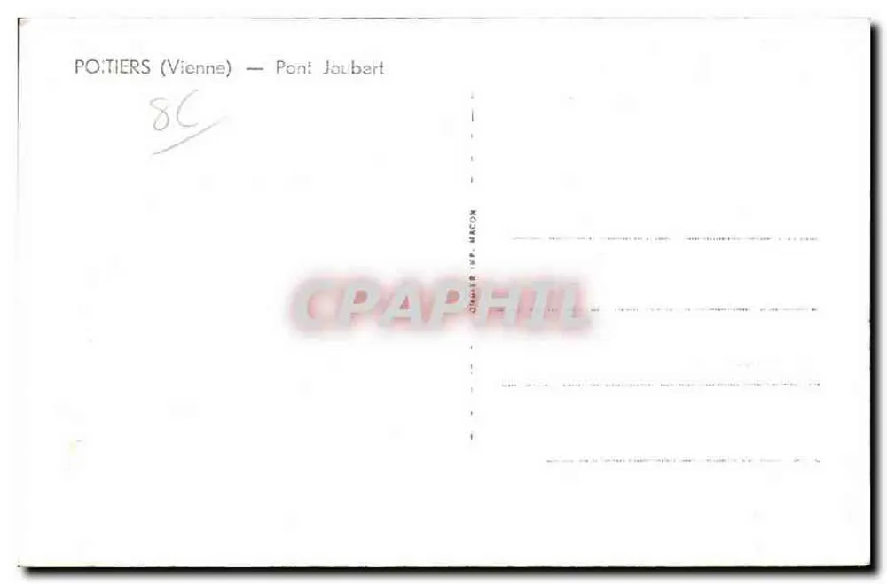 Poitiers (Vienne) — Most Joubart - Rewers