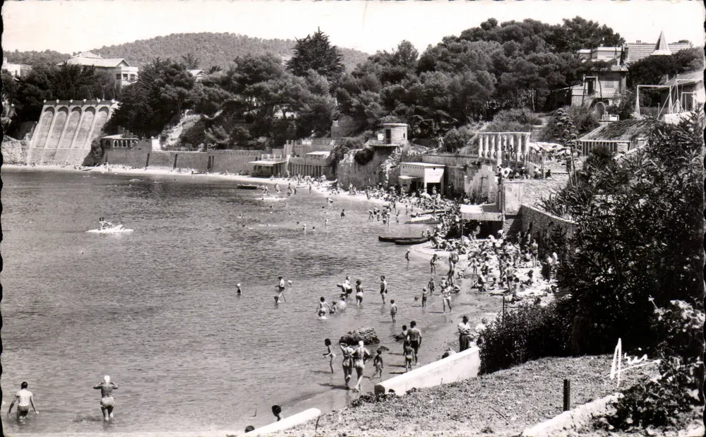 Praia de Renecros — Bandol — Edições ARIS - Frente