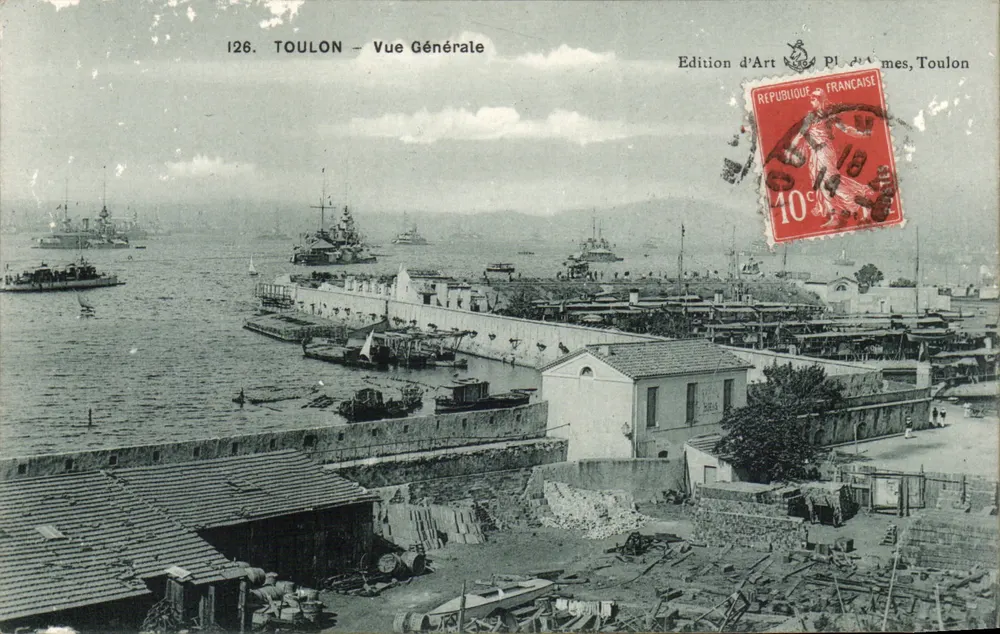Toulon — Vista Geral — Édition d'Art Française, Toulon - Frente