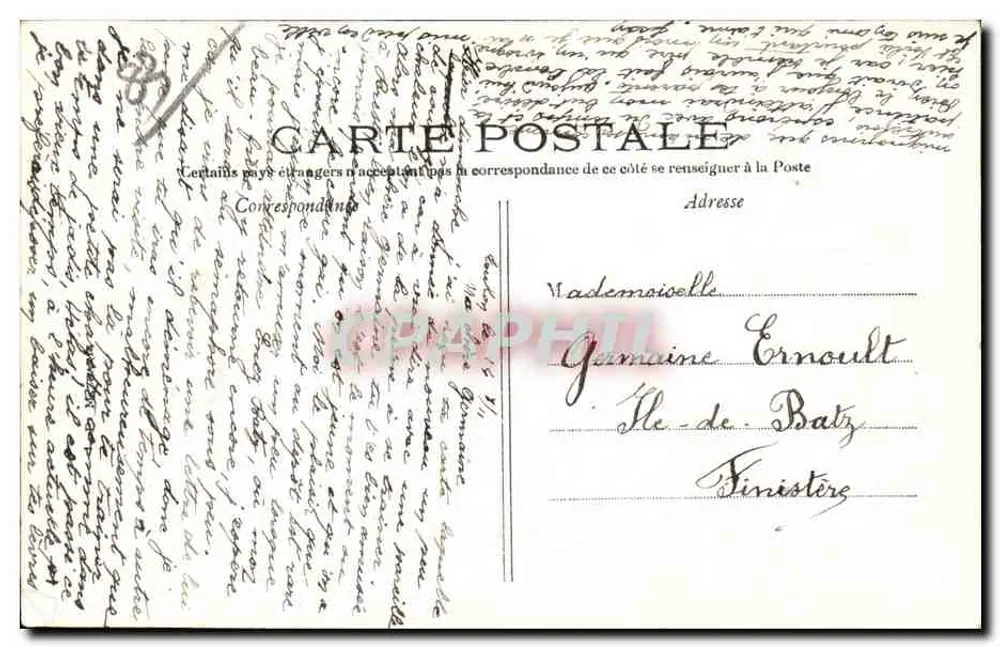 Toulon — Vista Geral — Édition d'Art Française, Toulon - Verso