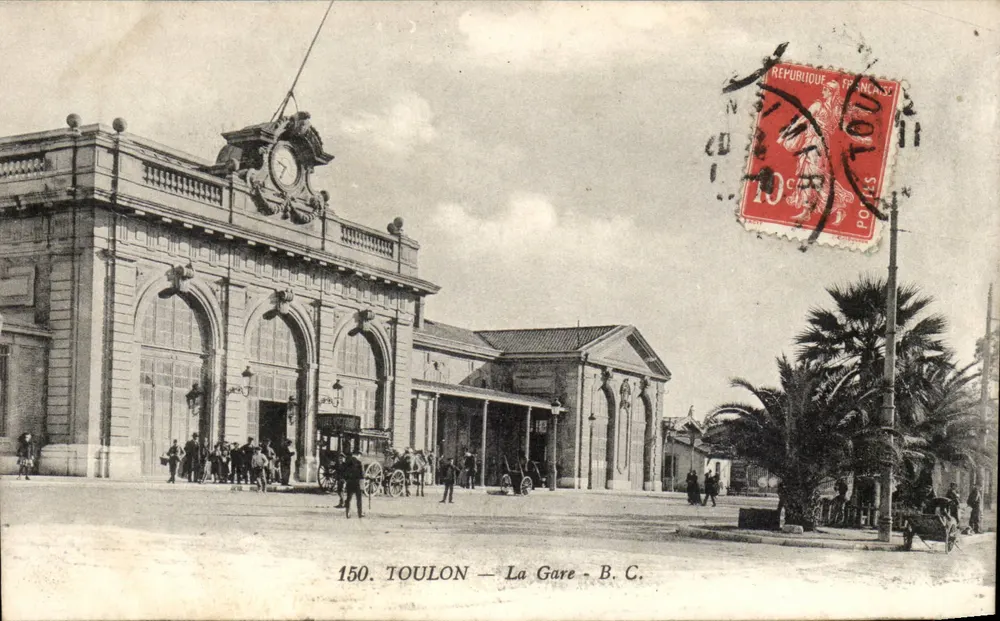 Toulon — A Estação — B.C. — n°150 - Frente