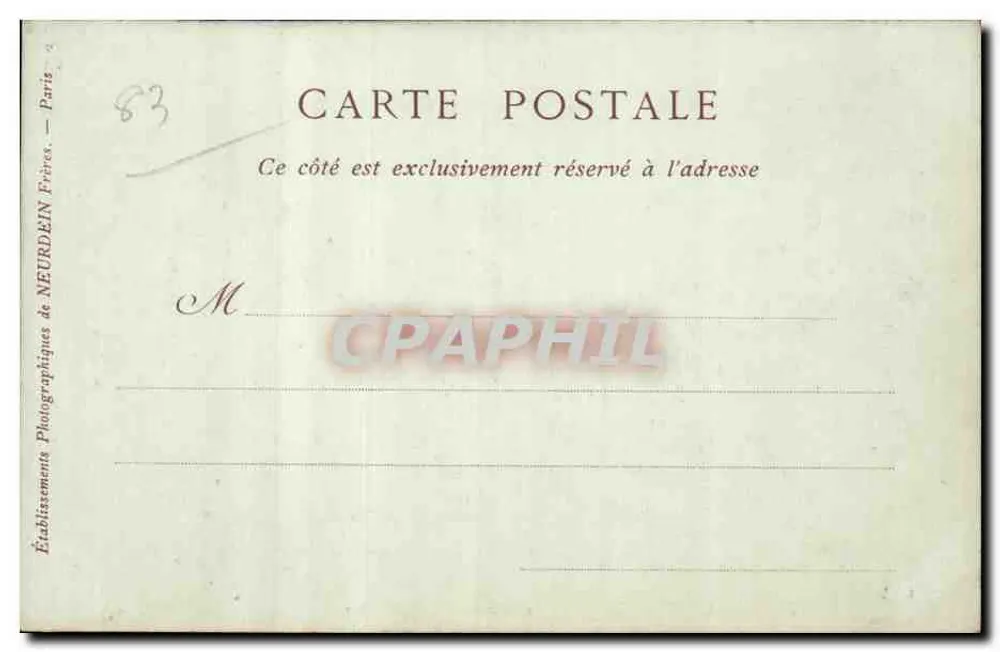 Hyères-les-Palmiers — Der Boulevard des Palmiers — Collections N.D. Phot - Rückseite
