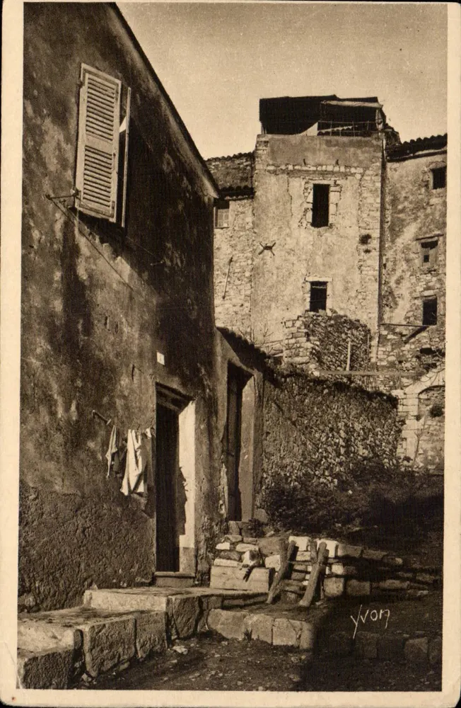 Hyères - O velho Bairro — Rue de Bretagne — Edição d'Art YVON - Frente