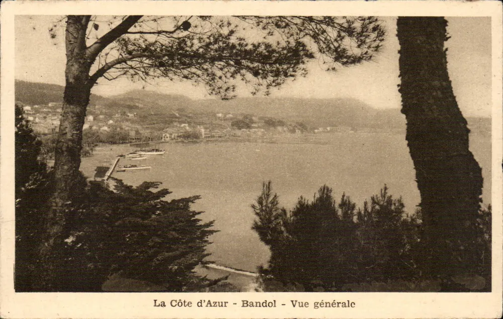 A Costa do Azul - Bandol - Vista geral - Frente