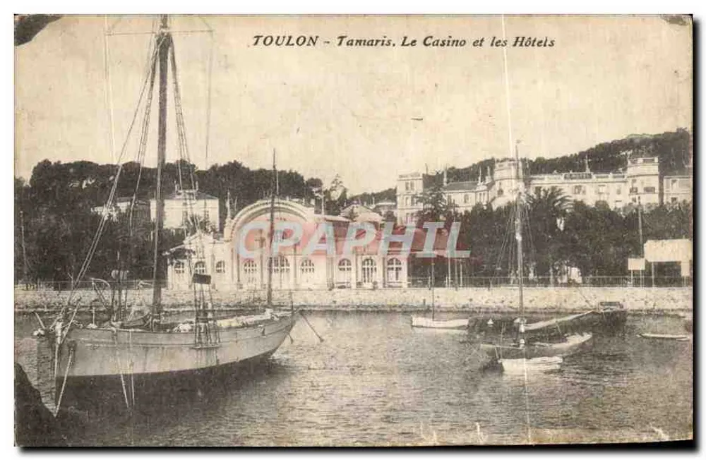Toulon - Tamarès. Das Casino und die Hotels — unbekannter Verleger - Vorderseite