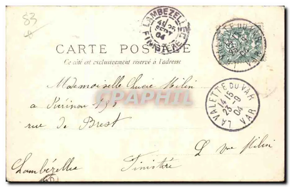Toulon — Le Carre du Port — Mirinus Hur, Toulon - Rückseite