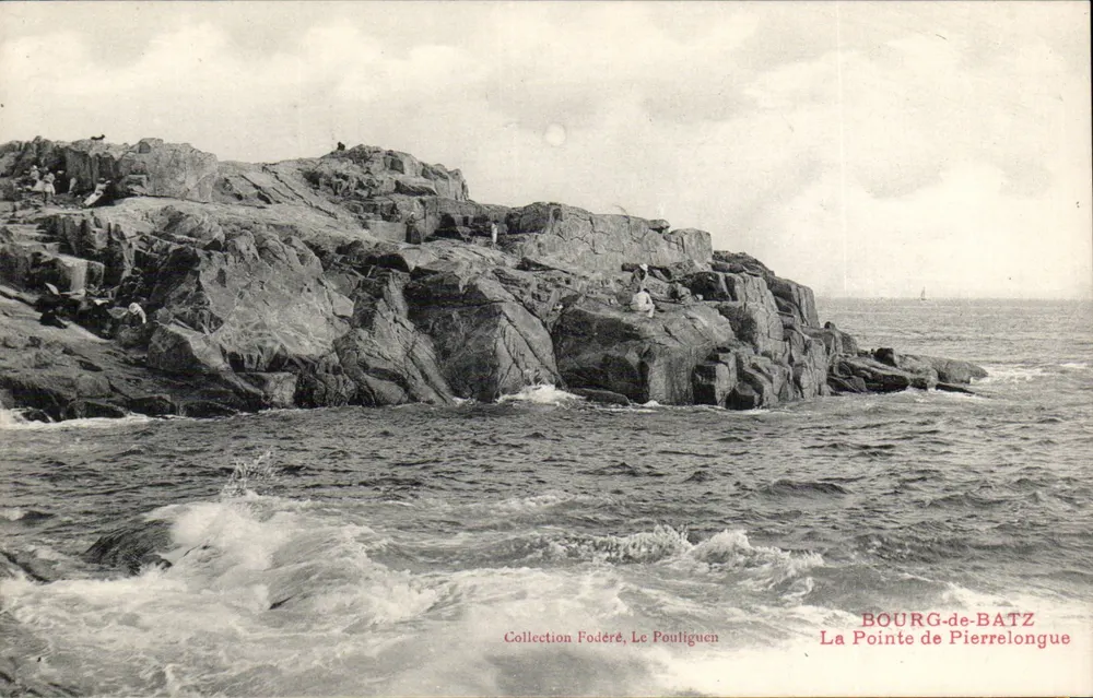A Ponta de Pierrelongue — Bourg-de-Batz — Coleção Fodéré, Le Pouliguen - Frente
