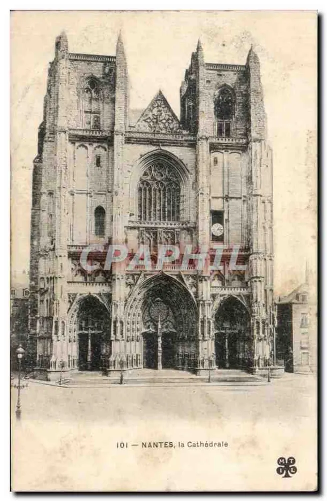 NANTES — a Catedral — M.T. 176 - Frente