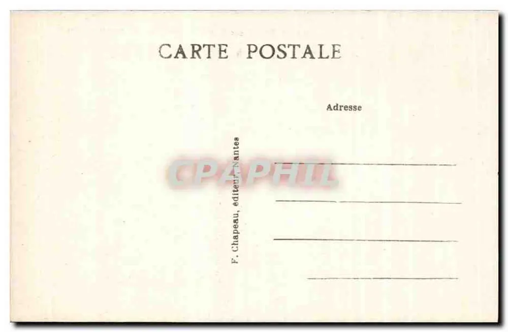 La Baule-sur-Mer (Loire-Inf.) — Die Salzseen — Verlag F. Chapeau - Rückseite