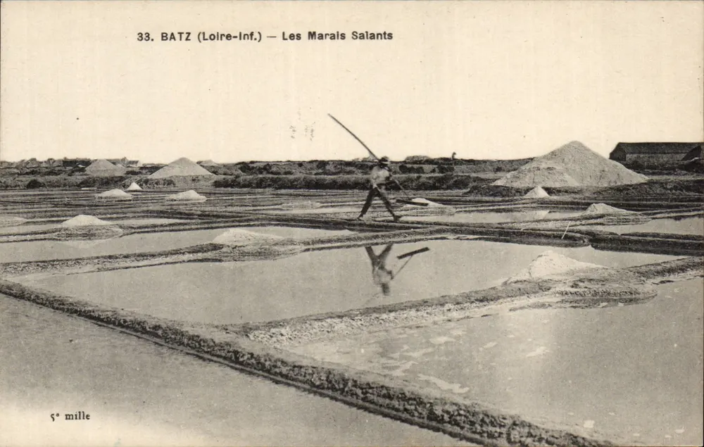 Batz (Loire-Inf.) — Os Marais Salants — 33e mille - Frente