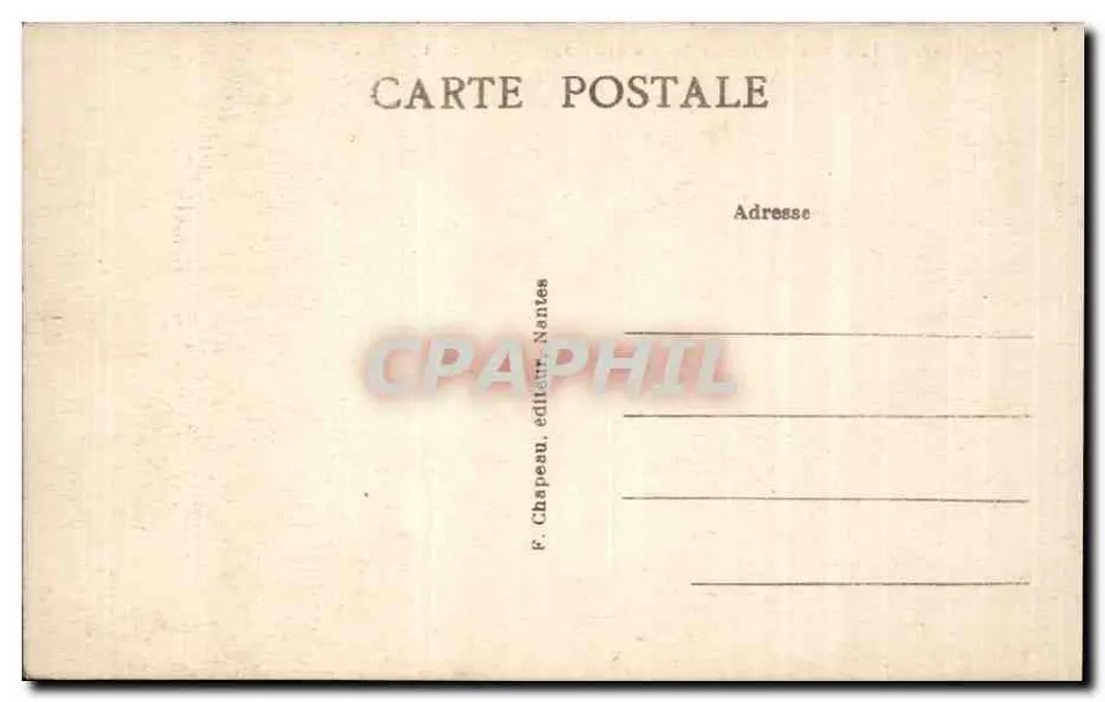 Batz (Loire-Inf.) — Le fond de la Plage Saint-Michel — F. Chapeau, Verlag Nantes - Rückseite