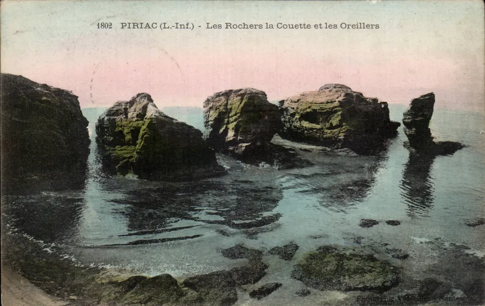 Piriac (L.-Inf.) - Die Felsen la Couette und die Kissen — Photoméric Vassélie, Antes - Vorderseite