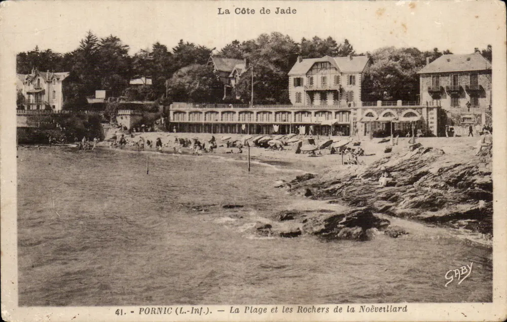 Pornic (Loire-Inférieure) — Die Strände und Felsen von la Noëveillard — Gaby, n°41 - Vorderseite