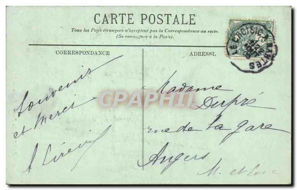 Batz — O Pont do Diabo — LL. n°45 - Verso