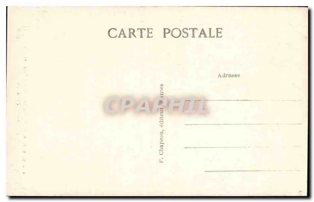 Batz (Loire-Inf.) — Schlucht in den Felsen der Dilanne — F. Clapeau, Verlag - Rückseite