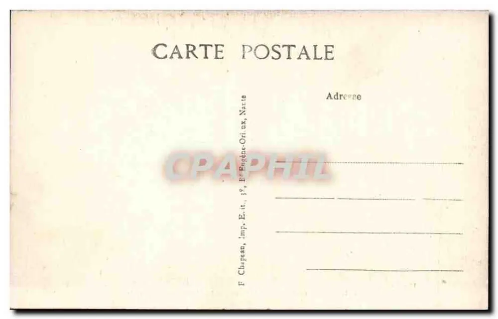 Batz (Loire-Inf.) — Interno della Chiesa di San Guénolé — F. Chapman, Nantes - Verso