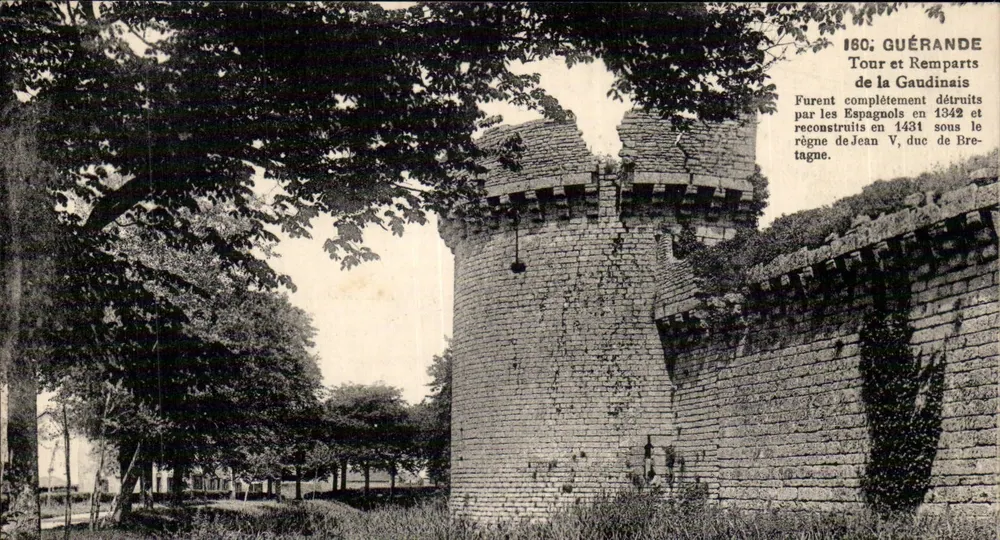 Guérande — Turm und Mauern von la Gaudinais — F. Chopeau, Nantes, n°180 - Vorderseite