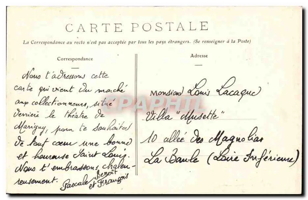 Guérande - A Porta Saillée — Coleção Morel, St-Nazaire, n°205 - Verso