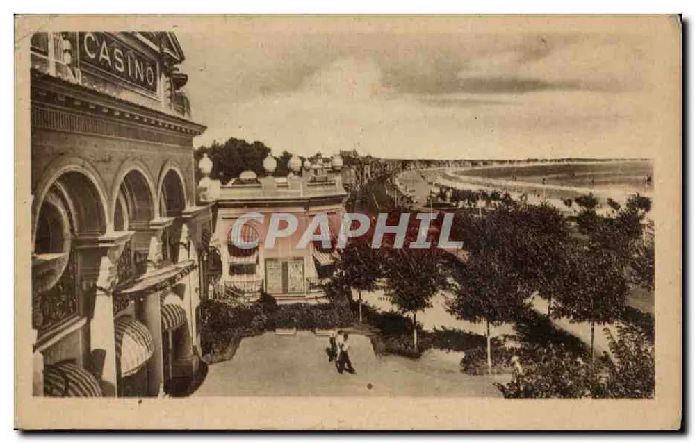 La Baule - Blick auf den Strand vom Casino — Cie des Arts Photomécaniques, n°149 - Vorderseite