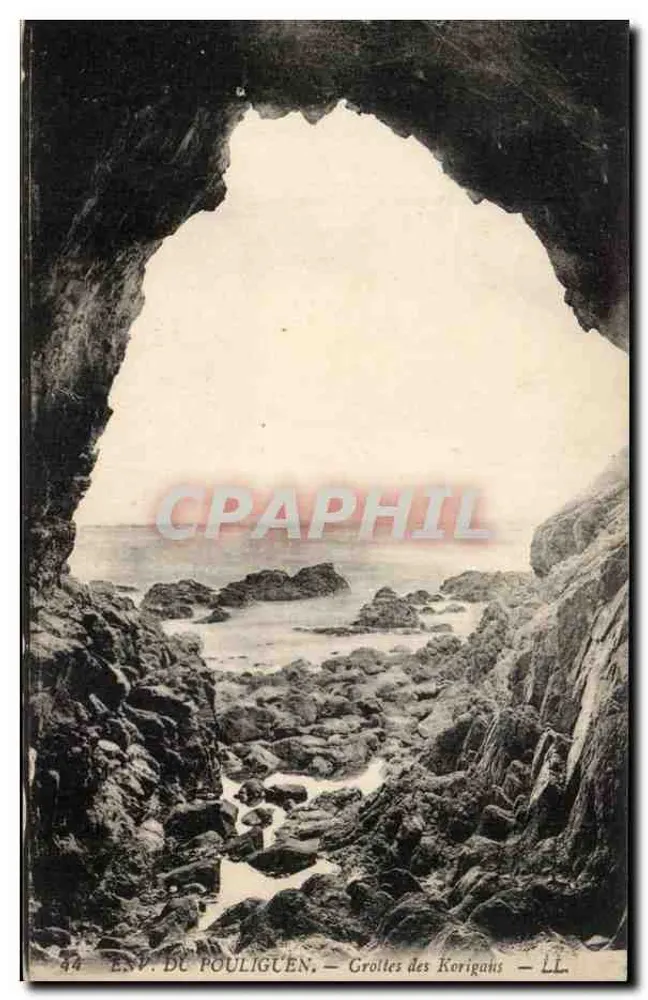 Envío de Pouliguen — Cuevas de los Korigans — LL - Anverso
