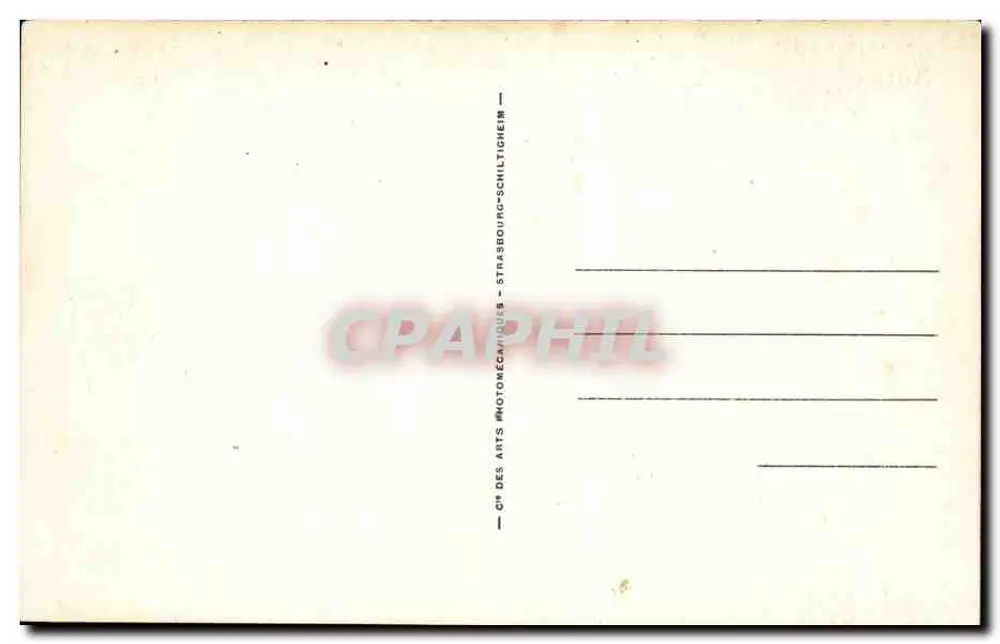Guérande — A Porta de Saillé — Bilhete postal antigo 77 - Verso