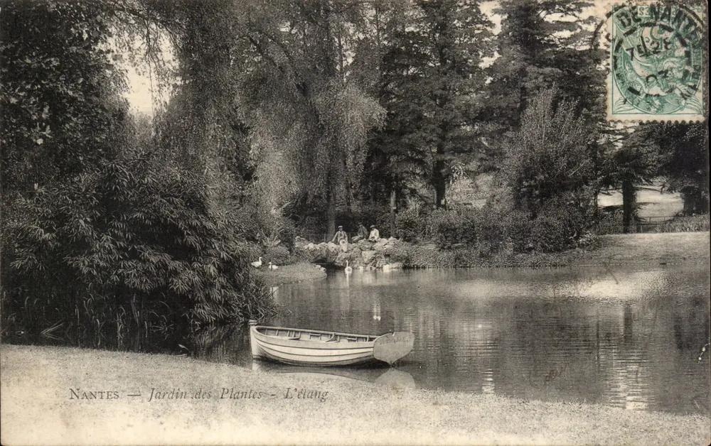 NANTES — Jardin des Plantes — Der See — Verlag Des Natures - Vorderseite
