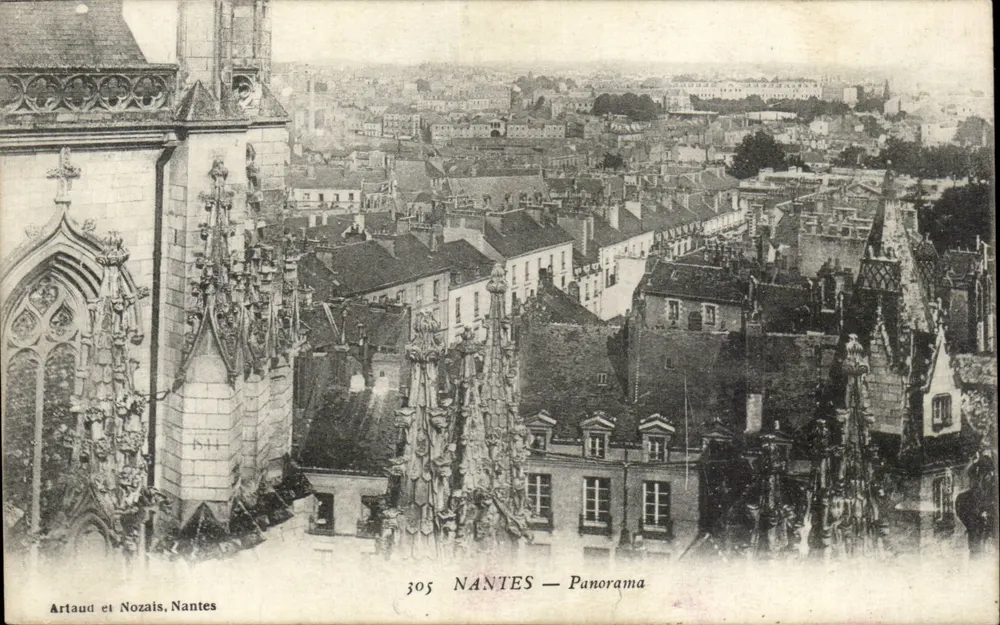 NANTES — Panorama — Artaud e Nozais, n° 305 - Frente