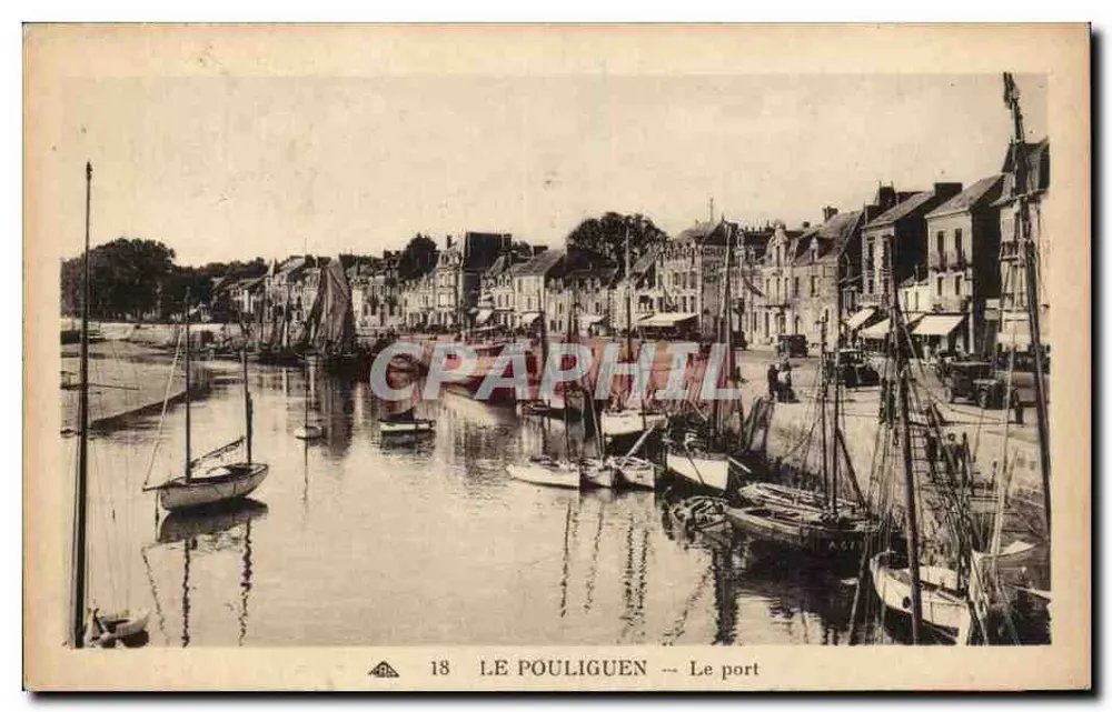 Le Pouliguen — O porto — Cie des Arts Photographiques - Frente