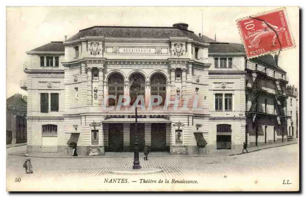 NANTES — Teatro de la Renacimiento — LL. - Anverso