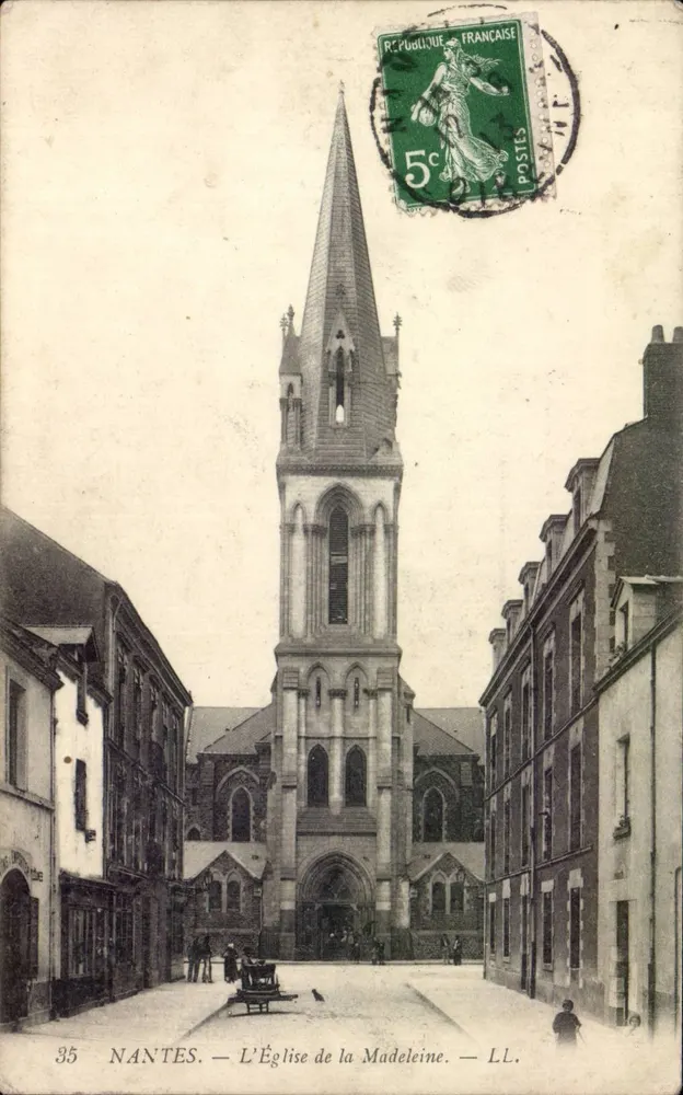 NANTES — Die Kirche der Madeleine — LL. - Vorderseite