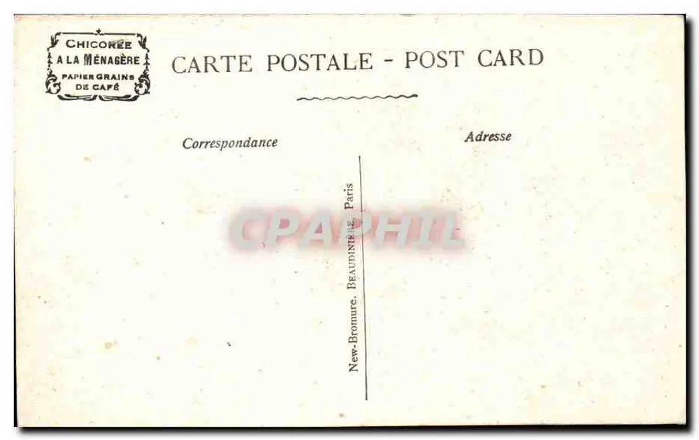 NANTES — A Place Royale — ChicoRée à la Ménagère - Verso