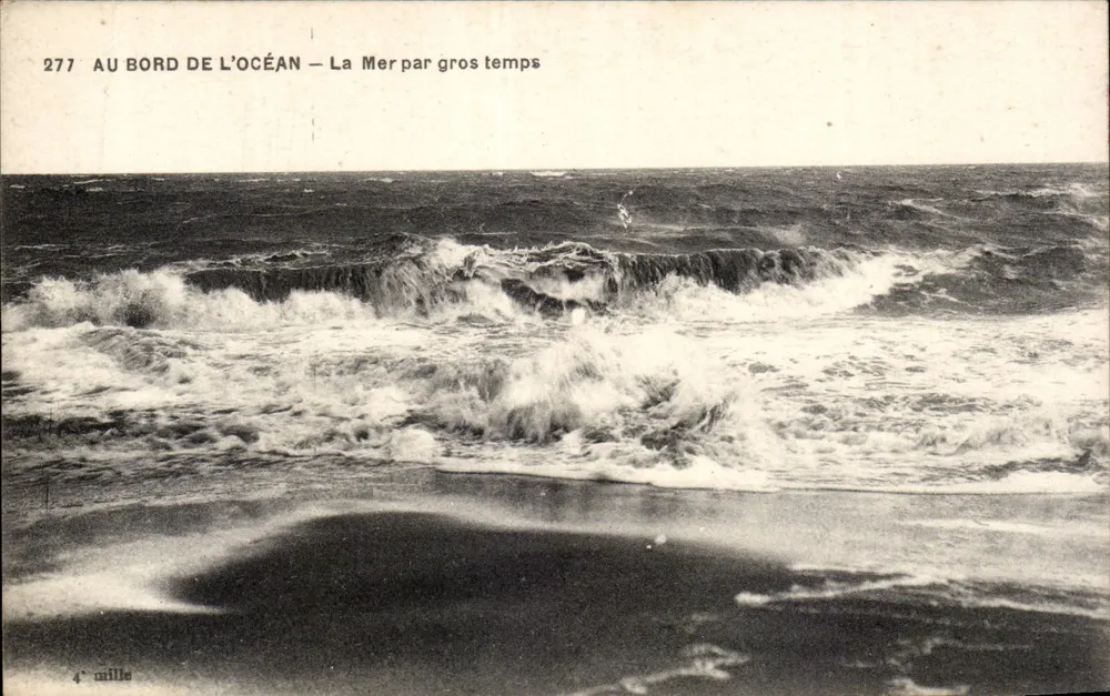 Am Rand des Ozeans — Das Meer bei Sturm — 4° mille, n° 277 - Vorderseite